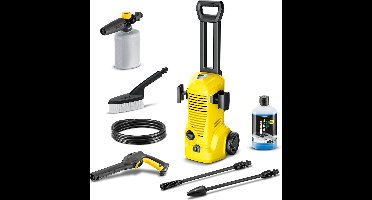 Kärcher Hogedrukreiniger | K 2 Premium Car compleet - Incl. Foam Jet - Wasborstel en reinigingsmiddel - 110 bar - Wateropbrengst 360 l/u