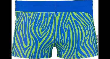 BECO zebra vibes zwemboxer - blauw/groen - maat 5