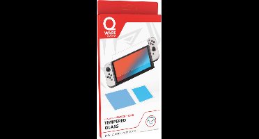Qware Gaming - Tempered Glass - geschikt voor Nintendo Switch OLED - Screenprotector - Gehard Glas - Transparant