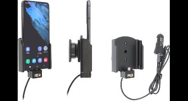 Brodit houder geschikt voor Samsung Galaxy S21 Actieve houder met 12V USB plug