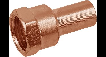 Bonfix Pressfitting roodkoper WATER Insteekkoppeling 1/2 x �18 - lange binnendraad x insteek