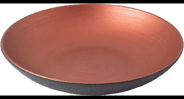 Villeroy & Boch Serveerschaal / Opdienschotel Manufacture Rock Glow – Ø 24 cm – Stijlvol en Duurzaam – Perfect voor het Serveren van Gerechten, Salades en Meer