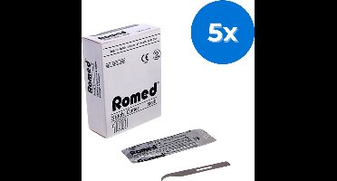 Romed stitch cutter steriel 500 stuks - Set van 5 doosjes Romed