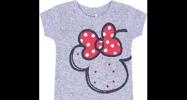 Grijs katoenen meisjes-T-shirt Minnie Mouse DISNEY
