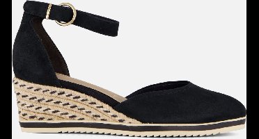Tamaris Espadrilles blauw Leer - Dames - Maat 38