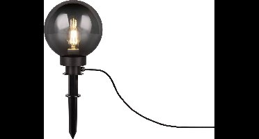TRIO SAMBESI - Paalverlichting - Antraciet - excl. 1x E27 4 W - Schemersensor - Buitenverlichting - IP44