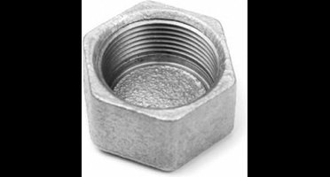 Zeskant dop Nr.300 Gegalvaniseerd 1/4