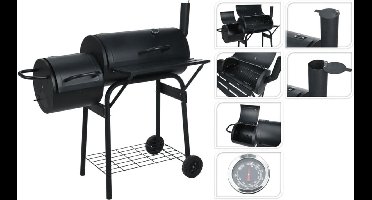 ProGarden Rookoven cilinder zwart