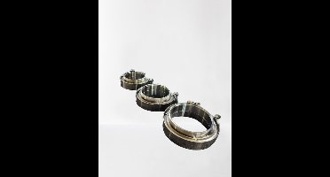 2,5 Inch V-band Auto Uitlaat Verbinding Set