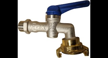 Deltaline Vorstvrije buitenkraan – Inclusief messing GEKA aansluiting – Tap-kogelafsluiter ½" – Roest- en Vorstbestendig – Drukklasse 16 bar