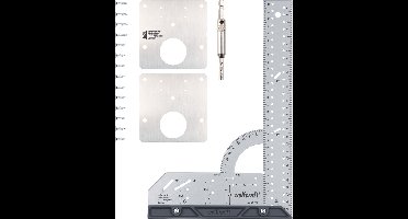 wolfcraft - Projectset 'Reparatie van potscharnieren' - 8657000