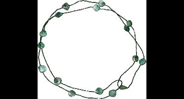 Ketting groen met steentjes