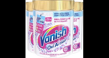 Vanish Oxi Action Whitening Booster Powder 470g - 3 Stuks - Voordeelverpakking