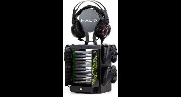 Numskull - Halo - UNSC Logo Officieel Luxe Opbergtoren voor 4 Controllers - 10 Games - Koptelefoon