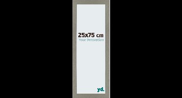 Your Decoration - Fotolijst 25x75 cm - MDF - Antraciet - Mura
