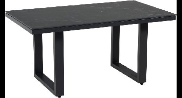 Outdoor Living - Loungetafel hoog Monte Carlo Zwart 140x80cm