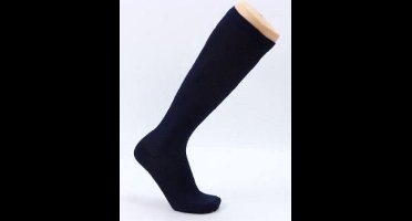 *** 2 Paar Steunkousen Compressie kousen - Sportsokken - S/M - Compressie - Donkerblauw - Ondersteunende kousen - Reissokken - van Heble® ***
