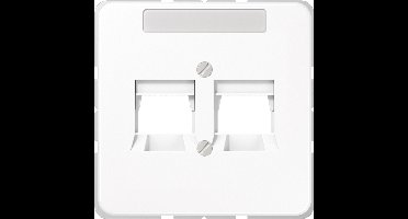 Jung CD Range - Centraalplaat RJ45 CD569-25NWEWW Alpinwit
