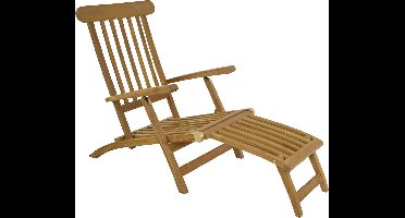 Lesli Living Deckchair teak verstelbaar