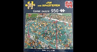 Jan Van Haasteren comic Puzzle Hockey Kampioenschappen champignons 950 stukjes jumbo puzzel