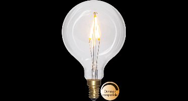 Globelamp G80- E14 - 1.5W - Super Warm Wit <2200K - Dimbaar - Filament - Helder