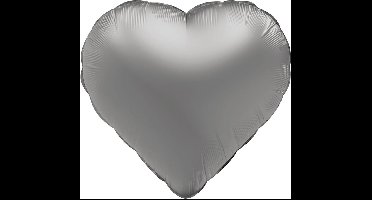 Folat - Folieballon Hart Moonlight Silver - 45 cm