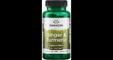 Supplementen - Ginger & Turmeric - 60 capsules - Swanson -