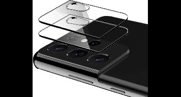 Camera Protector voor Samsung Galaxy S21 Ultra - 2 stuks van glas Transparante glazen
