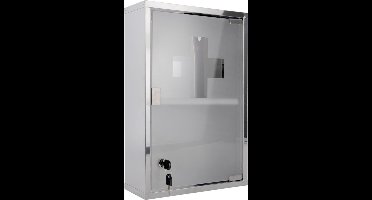 Present Time Wanddecoratie Medicine Large - Zilver - 25x12x48cm - Modern