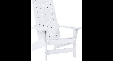 Keter Montauk Adirondack Premium Tuinstoel - 88,9x71,76x93,35cm - Gerecycled Hoogwaardig HDPE kunststof - Wit
