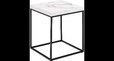 Carossa salontafel 40cm marmer decor wit.