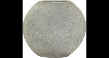 Light & Living Vaas Rayskin - Grijs - 40x14x36cm - Kunststof - Modern - Bloemenvaas - Woondecoratie - Decoratieve vaas voor woonkamer of slaapkamer