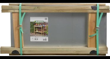 Nature - Oppottafel - H97 x 85 x 42cm - met een werkblad van zink