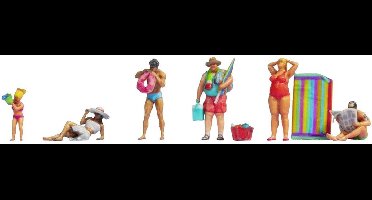 NOCH 44530 Z Badgasten figuren Kant-en-klaar model