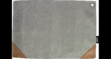 Set van 2 Placemats grijs - 45 x 32 cm