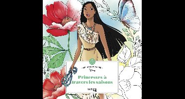 Disney Les Grands Carrés Disney Princesses à travers les saisons - Hachette Heroes - Kleurboek voor volwassenen
