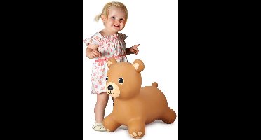 Jamara Skippybal - 466001 Skippydier Beer - Bruin - Junior met Pomp