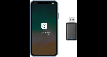 EFORYOU Draadloze Apple Carplay Adapter USB Bluetooth 5.0 - 5 GHz wifi - Android Auto
