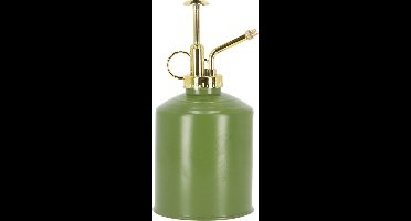 Esschert Design plantenspuit/vernevelaar - dennengroen/goud - 19.5 cm