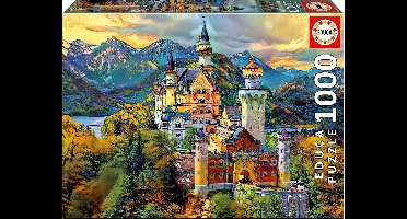 EDUCA - puzzel - 1000 stuks - NEUSCHWANSTEIN CASTLE