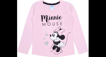 Roze blouse met lange mouwen van Minnie Mouse DISNEY