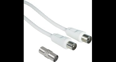 Hama 00205298 coax-kabel 10 m Coaxiaal Wit