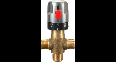Thermostatische mengkraan voor warm- en koudwaterdouche met 1/2" G-aansluiting