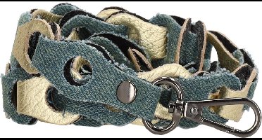 Charm London Anna Schouderband - Dames Tas - Jeansblauw