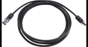 Germat Solar kabel 6mm Zwart / Lengte : 2 meter / Zonnepanelen kabel / Solar kabel met connector