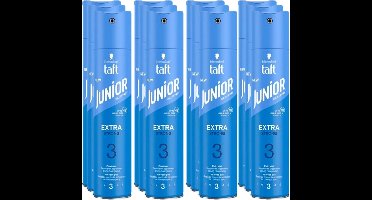 Junior Haarspray - Extra Strong - 12 x 250 ml