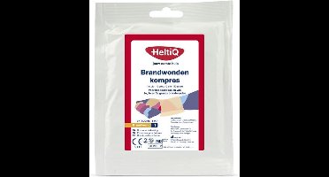 HeltiQ Brandwondenkompres- 2 x 1 doosjes voordeelverpakking