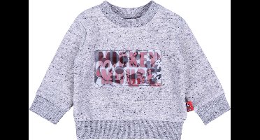 Mickey Mouse Disney - Grijs Gemêleerd Sweatshirt met Hologram