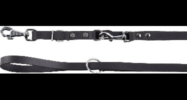 Hond Trainingslijn Seattle Zwart 2,4m 18mm