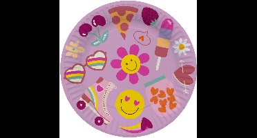 Folat - Borden boho girlz - 23 cm (8 stuks)